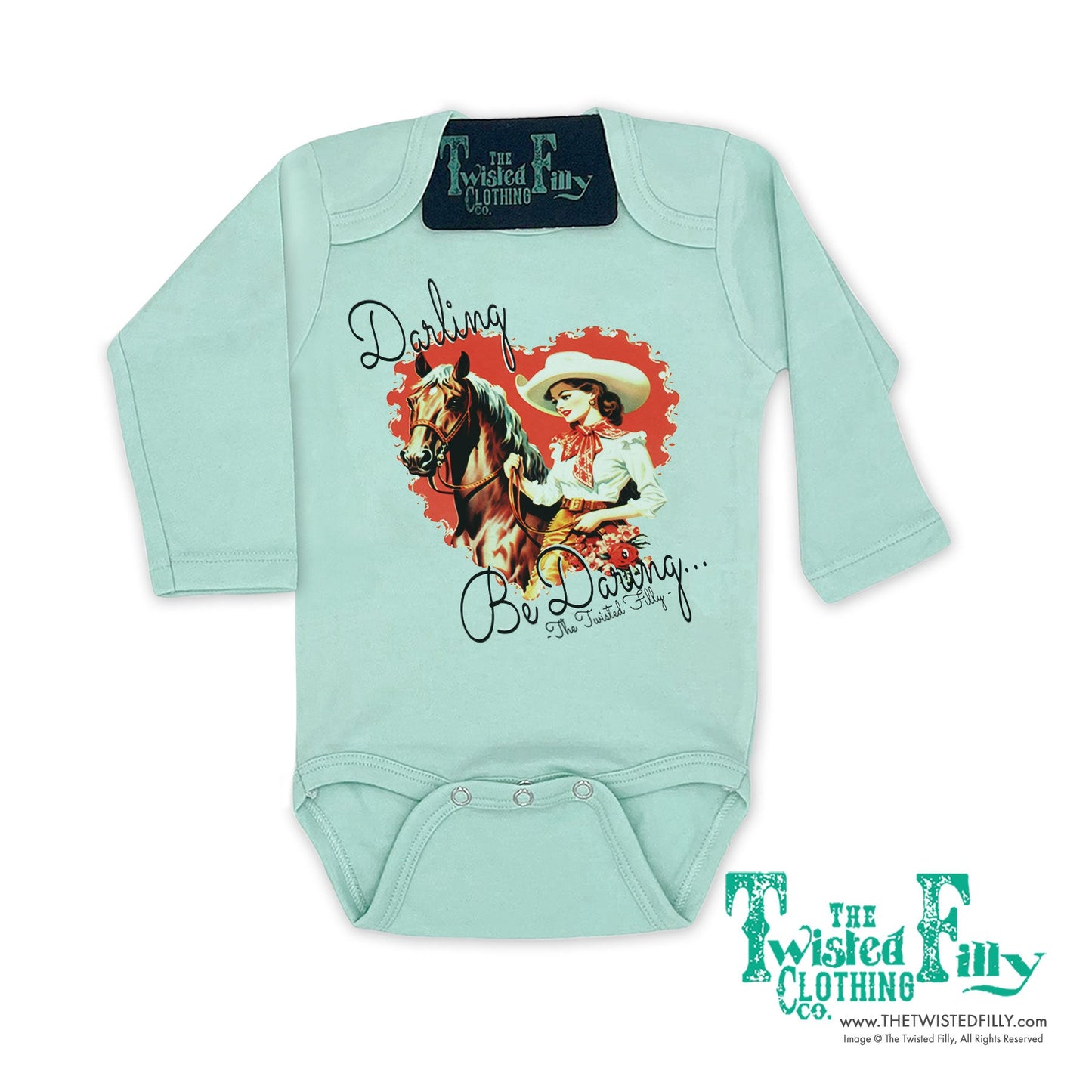 Darling Be Daring - L/S Infant One Piece (6pcs)