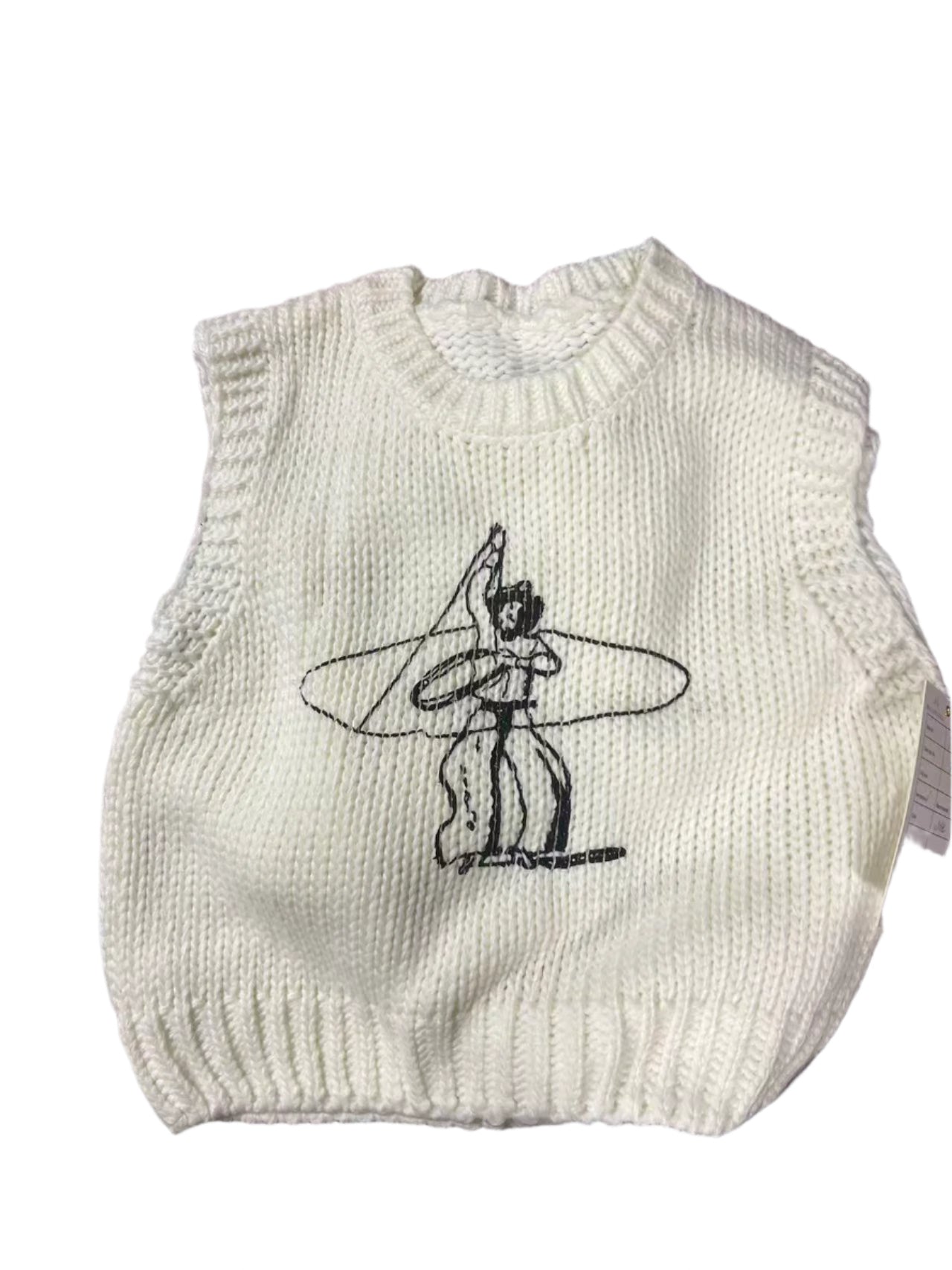 Roping Cowboy  - Youth Sweater Vest (6pcs)