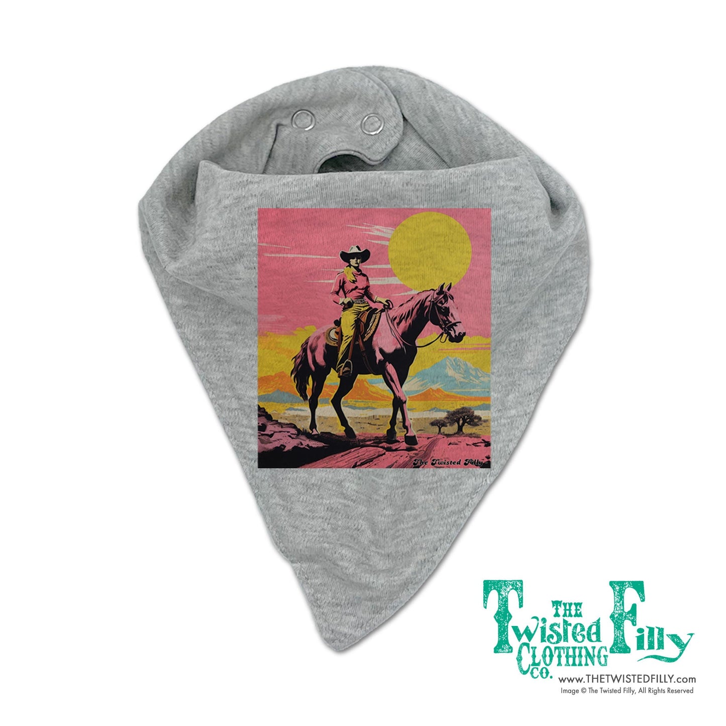 Desert Cowgirl - Bandana Bib (3pcs)