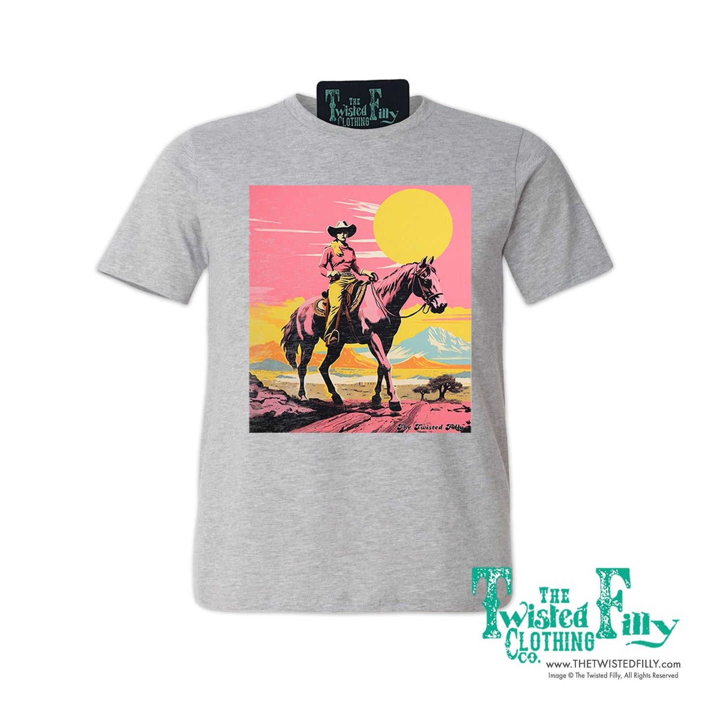 Desert Cowgirl - Adult Crew Neck Unisex Tee