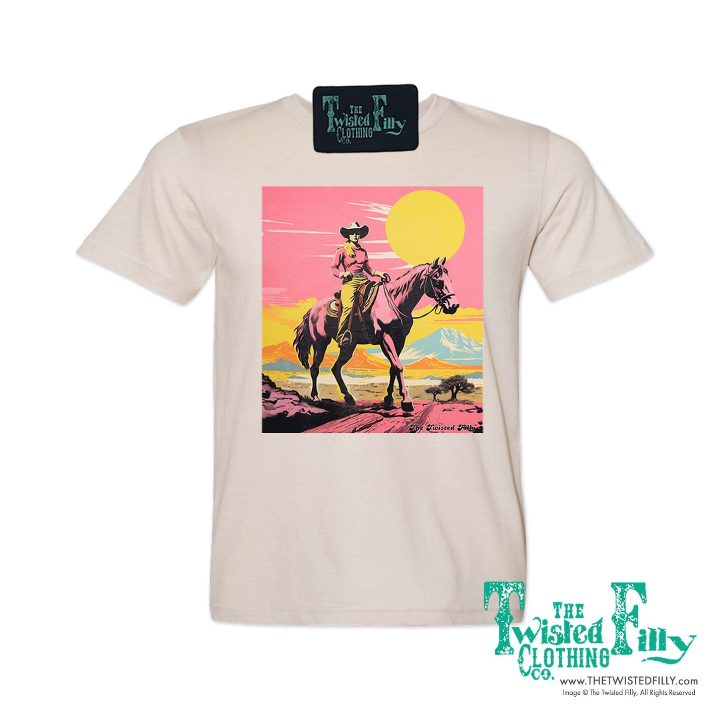 Desert Cowgirl - Adult Crew Neck Unisex Tee