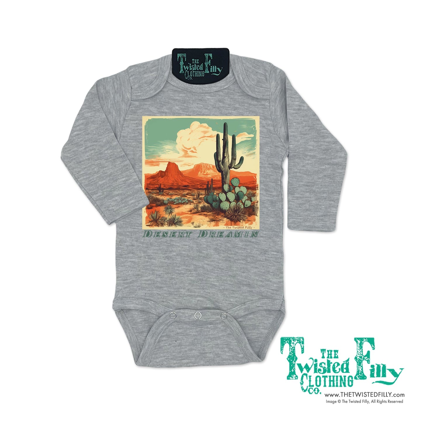 Desert Dreamin' - L/S Infant One Piece (6pcs)
