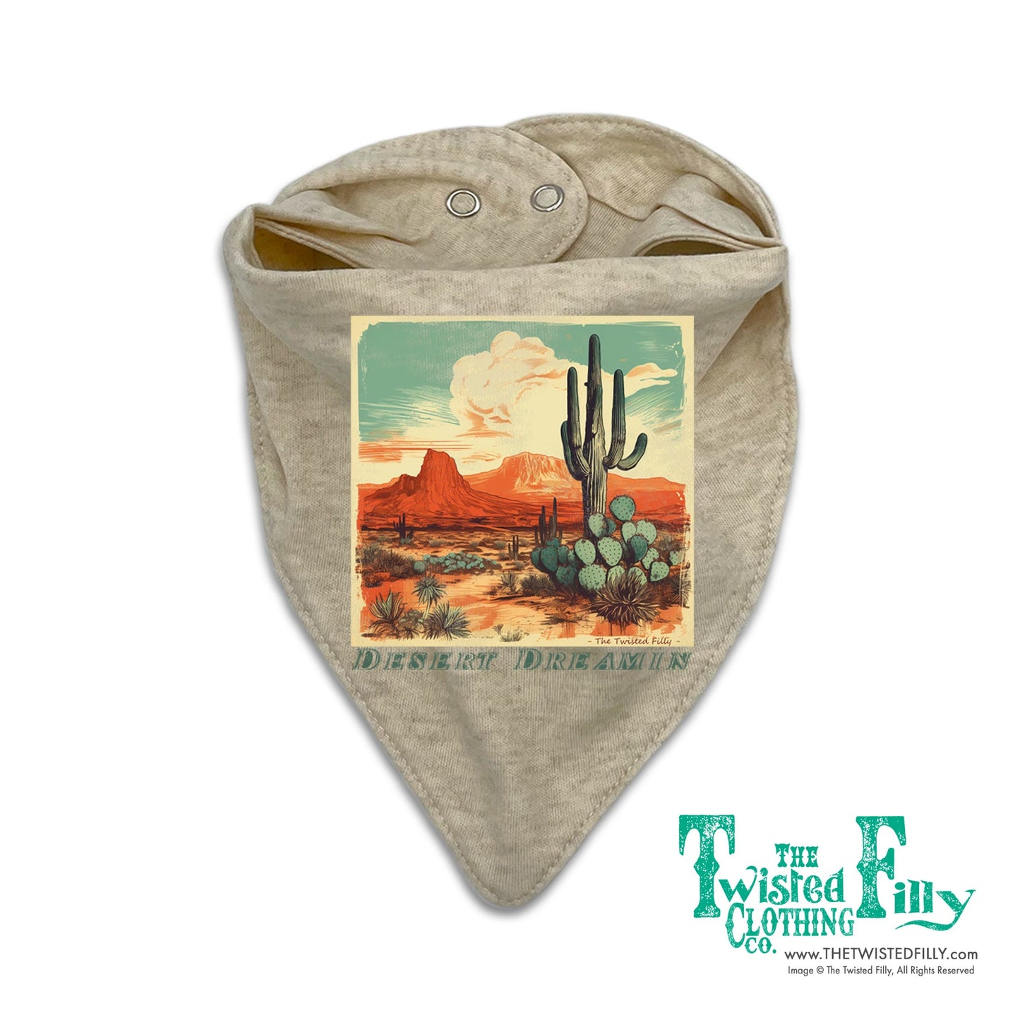 Desert Dreamin' - Infant Bandana Bib (3pcs)