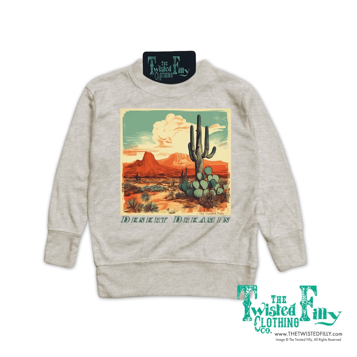 Desert Dreamin' - Youth Pullover - Oatmeal (7pcs)