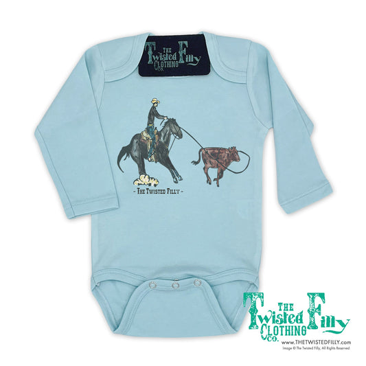End Of The Line Calf Roper - L/S Infant One Piece (6 Pcs)