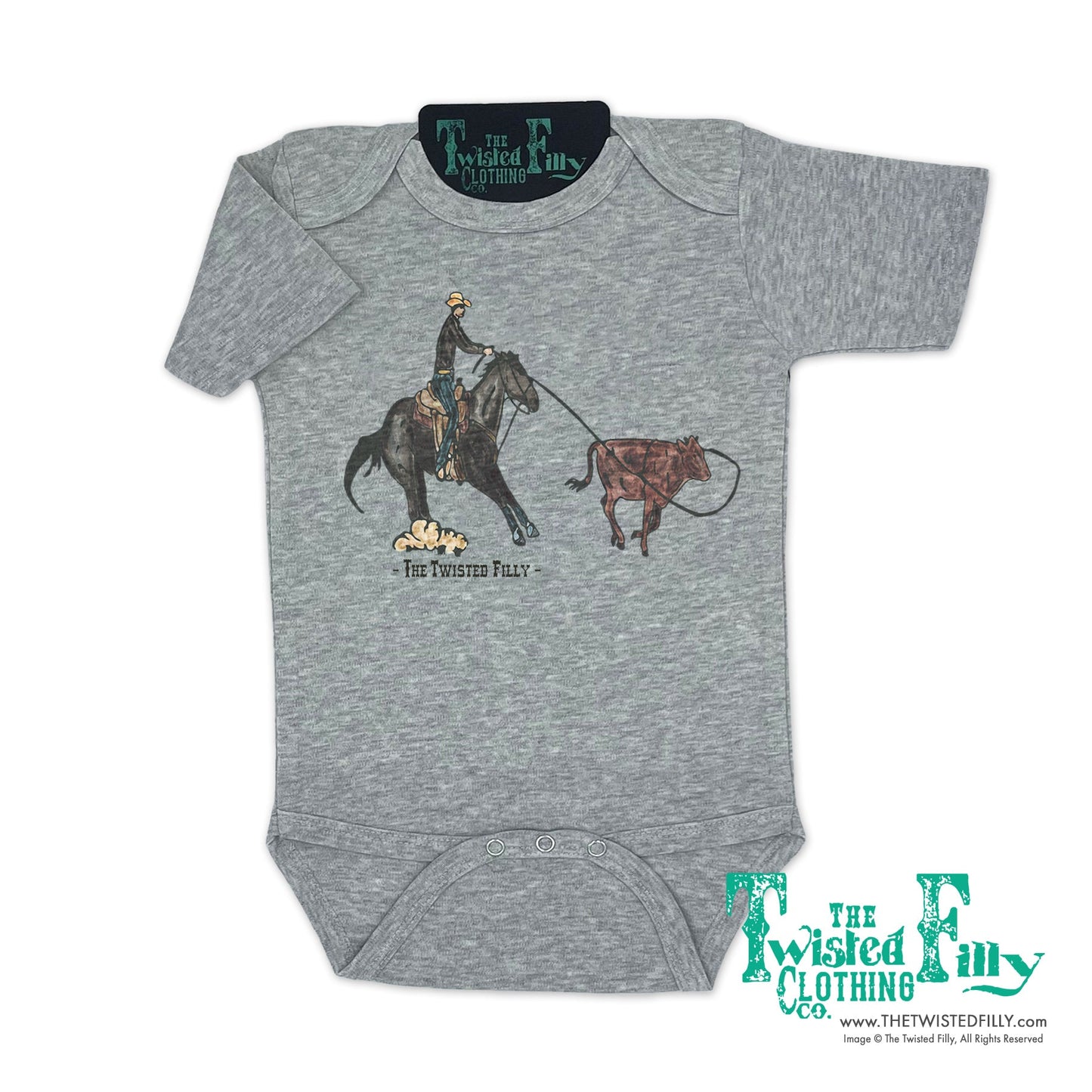 End Of The Line Calf Roper - S/S Infant One Piece (6 Pcs)