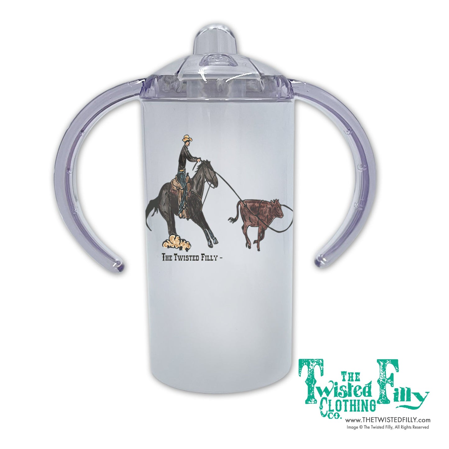 End Of The Line Calf Roper Sippy (2pcs)