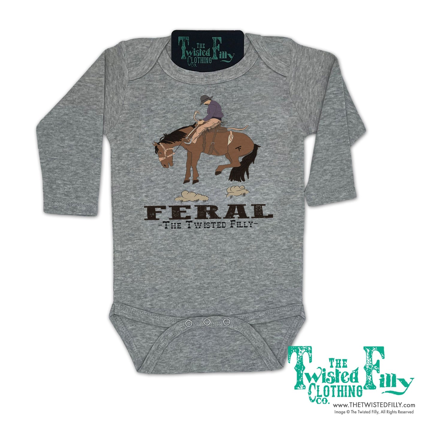 FERAL - L/S Infant One Piece (6pcs)