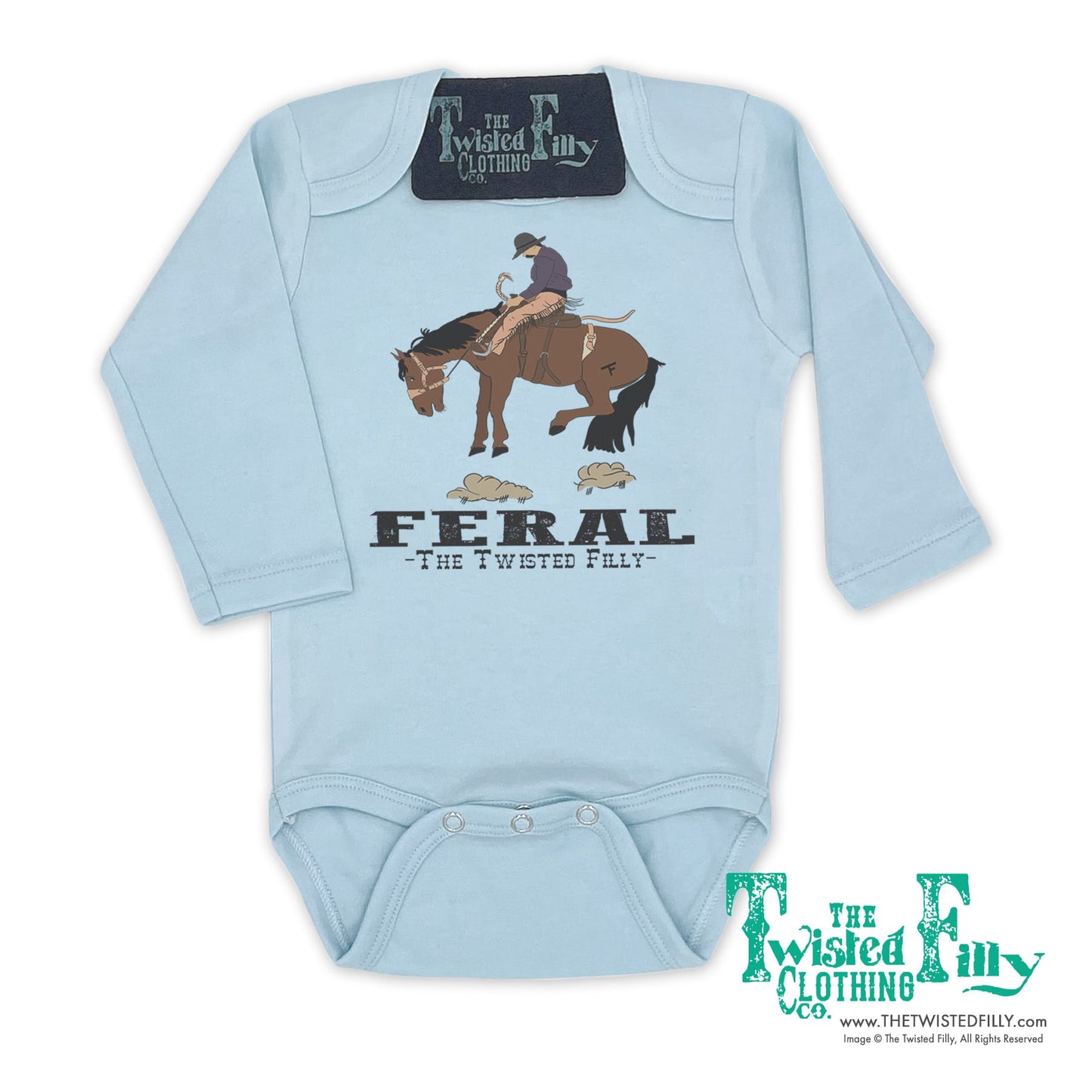 FERAL - L/S Infant One Piece (6pcs)