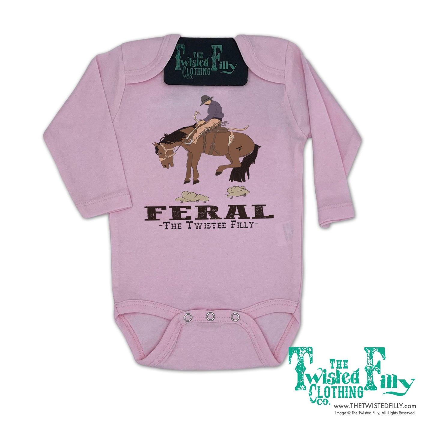 FERAL - L/S Infant One Piece (6pcs)