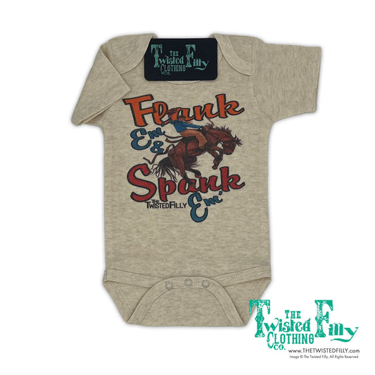Flank Em & Spank Em - S/S Infant One Piece (6pcs)