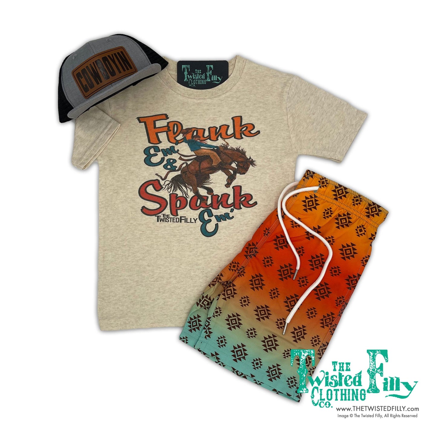 Flank Em & Spank Em - S/S Youth Tee (6 Pcs)