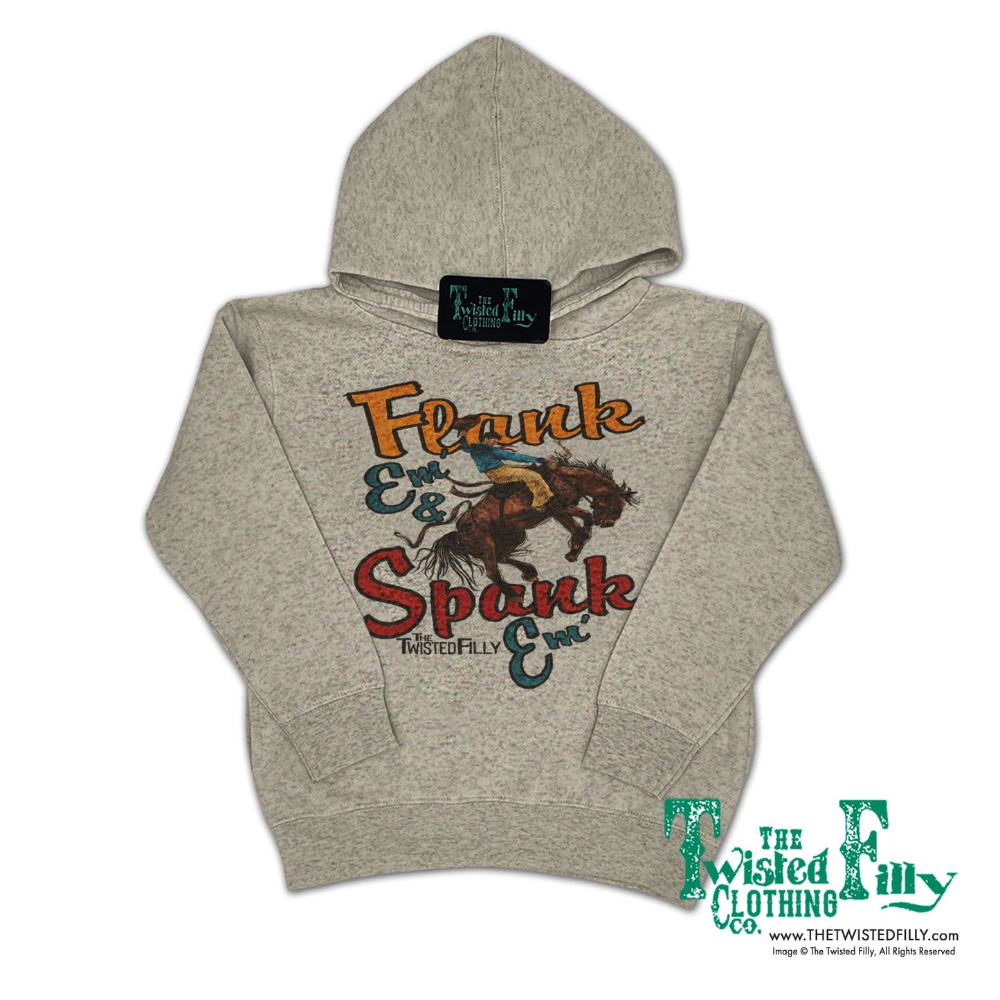 Flank Em & Spank Em - Youth Hoodie (7 Pcs)