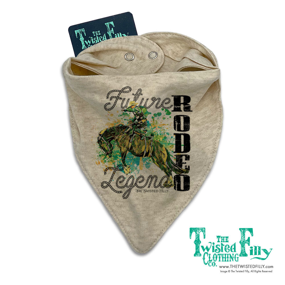 Future Rodeo Legend Bronc - Infant Bandana Bib (3pcs)