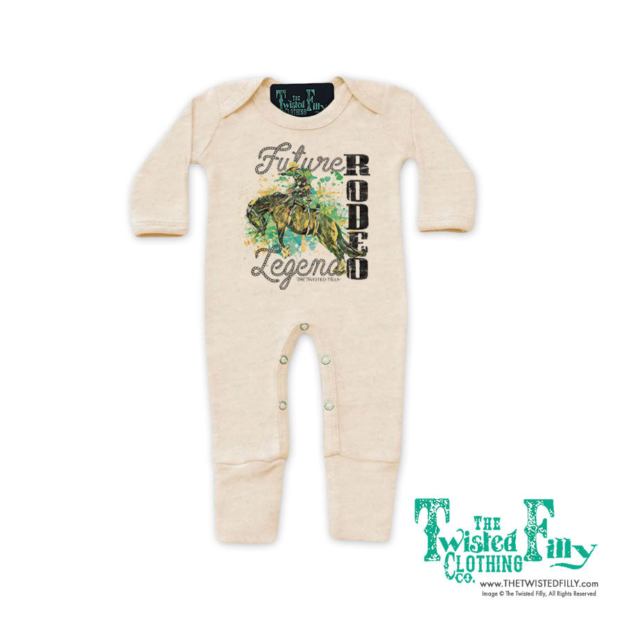 Future Rodeo Legend Bronc - Infant Jumpsuit w/ Mittens (4pcs)