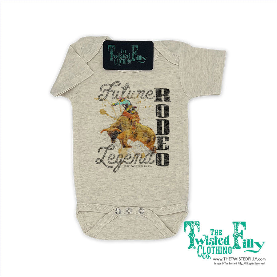 Future Rodeo Legend Bull - Infant One Piece - Oatmeal (6pcs)