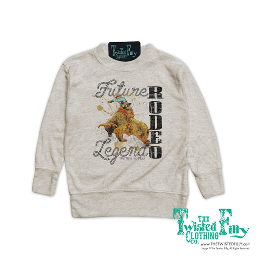 Future Rodeo Legend Bull - Youth Pullover - Oatmeal (7pcs)