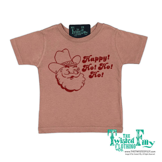 Happy Ho Ho Ho Christmas Cowboy Santa - Infant S/S Tee (6 Pcs)