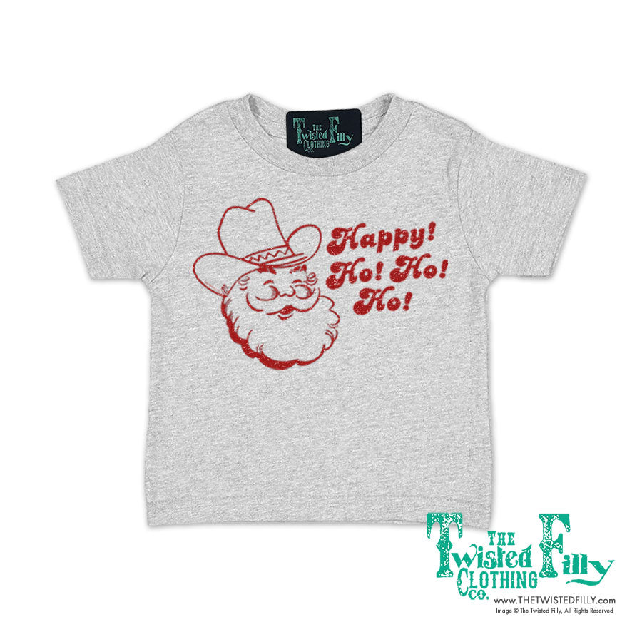 Happy Ho Ho Ho Christmas Cowboy Santa - Infant S/S Tee (6 Pcs)