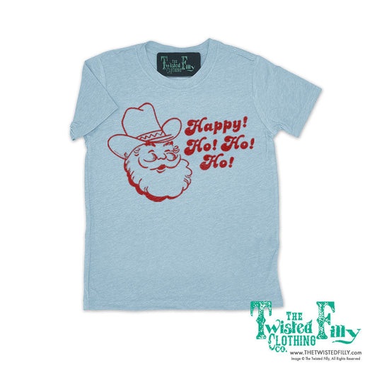 Happy Ho Ho Ho Christmas Cowboy Santa - Toddler Tee (6 Pcs)