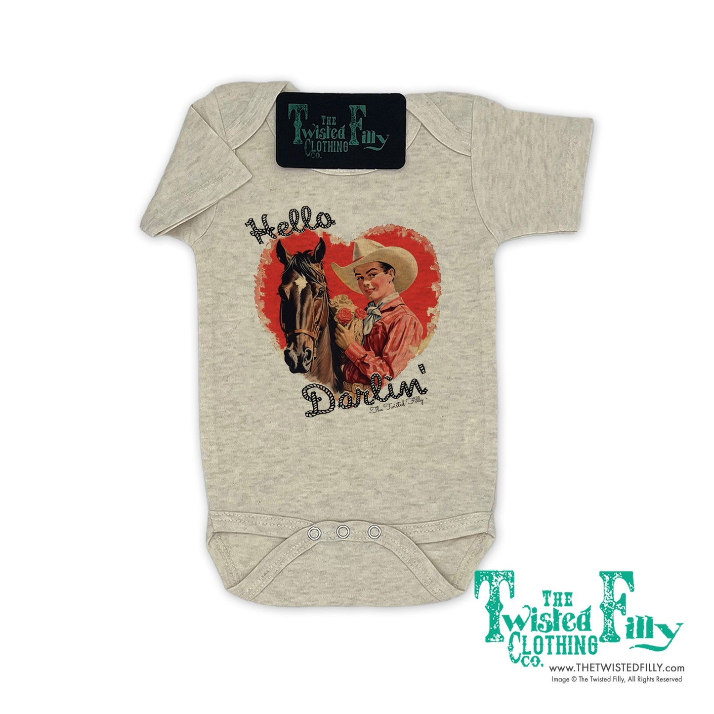 Hello Darlin' - S/S Infant One Piece (6pcs)
