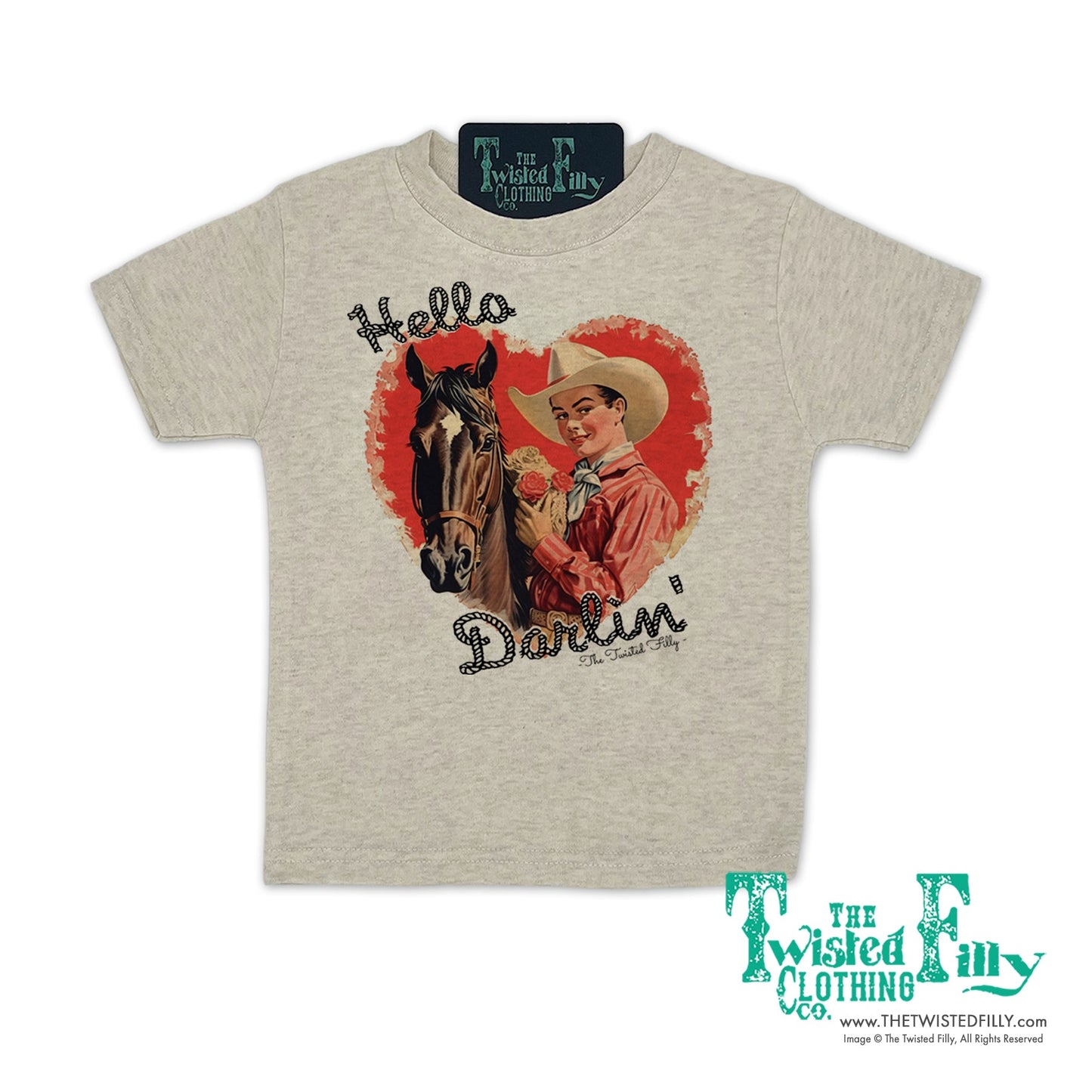 Hello Darlin' - S/S Toddler Tee (6pcs)