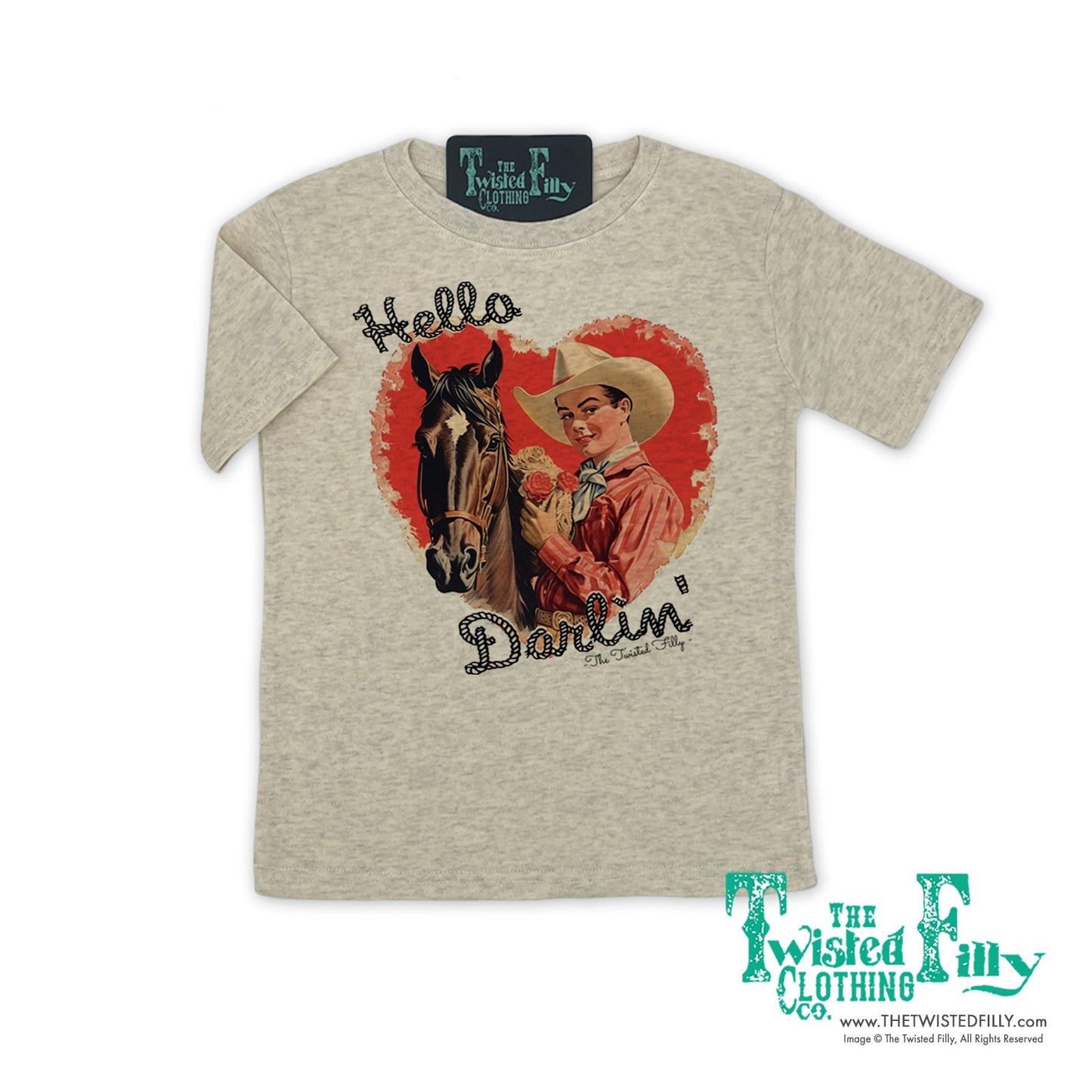 Hello Darlin' - S/S Youth Tee (6pcs)