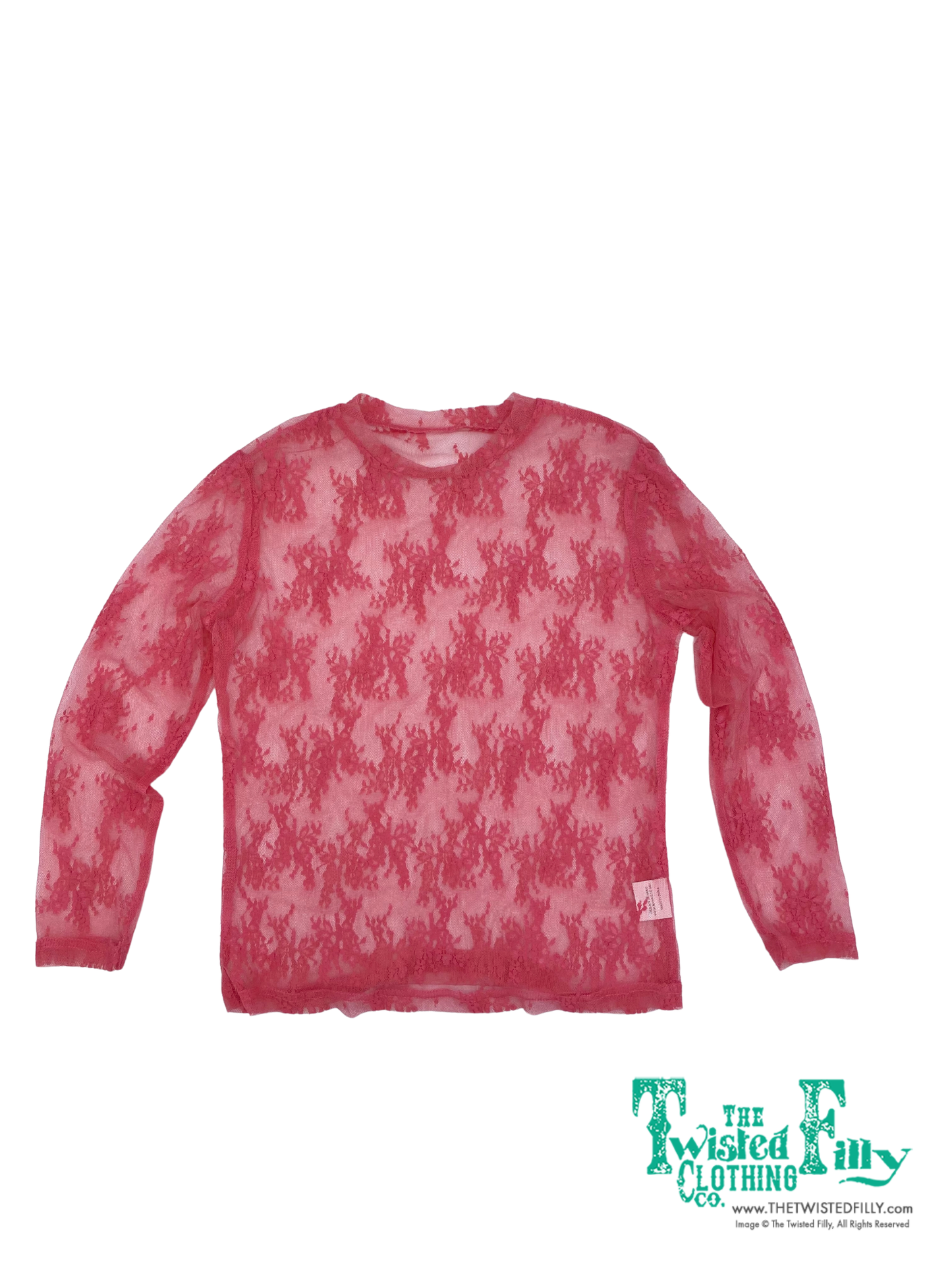 Toddler LS Lace Top - (4pcs)