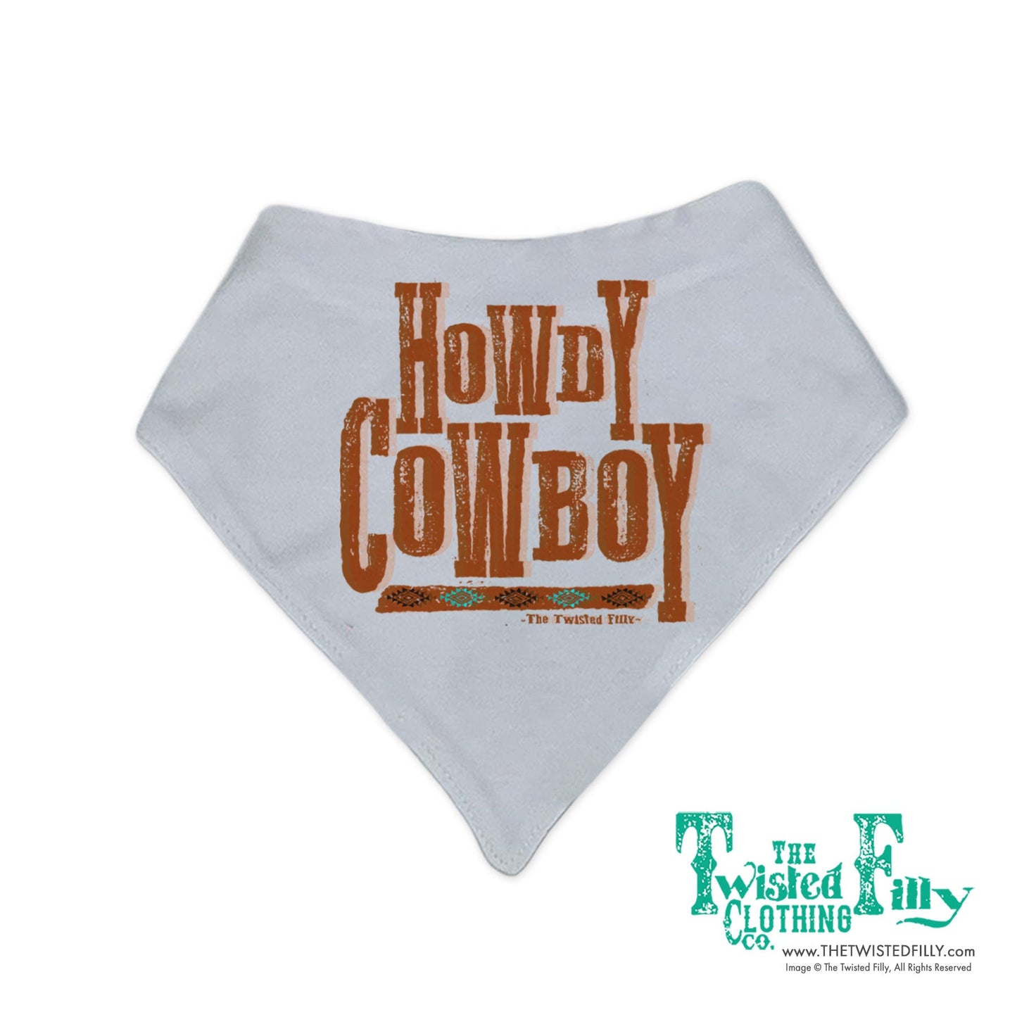 Howdy Cowboy - Bandana Bib (3pcs)