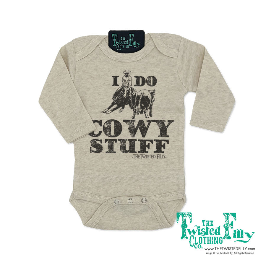 I Do Cowy Stuff - L/S Infant One Piece (6pcs)