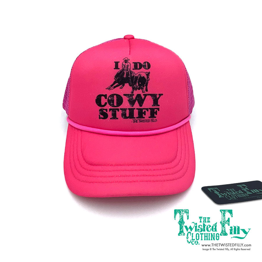 I Do Cowy Stuff - Adult Foam Snapback Trucker Hat (2pcs)