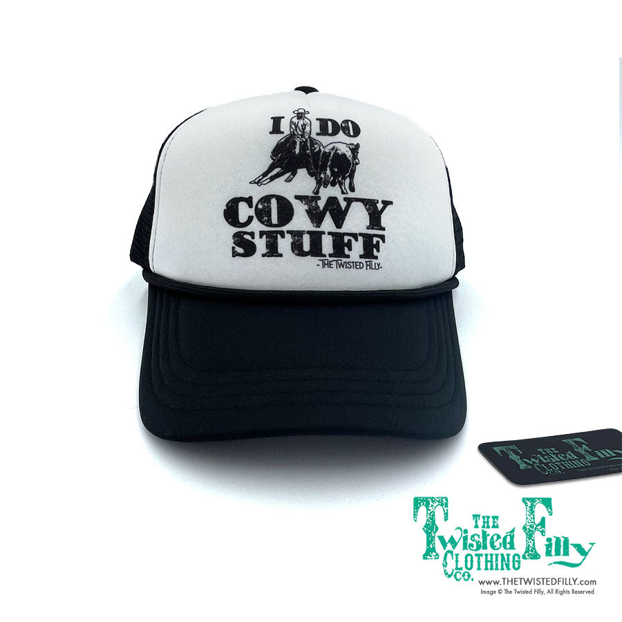 I Do Cowy Stuff - Toddler Foam Snapback Trucker Hat (2pcs)