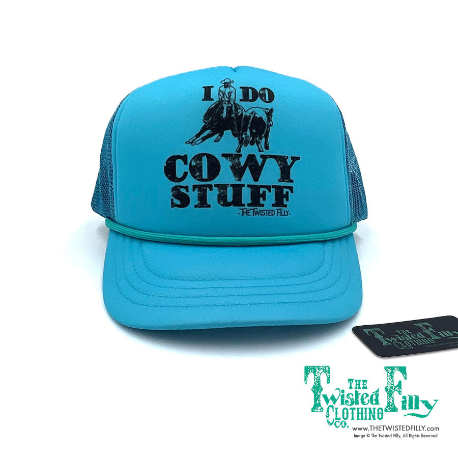 I Do Cowy Stuff - Toddler Foam Snapback Trucker Hat (2pcs)