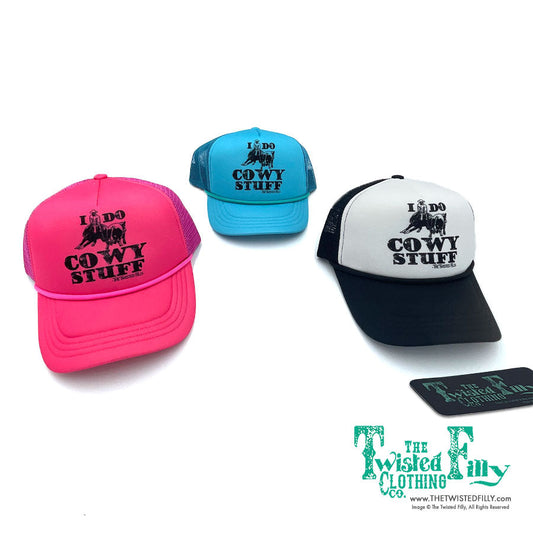 I Do Cowy Stuff - Adult Foam Snapback Trucker Hat (2pcs)