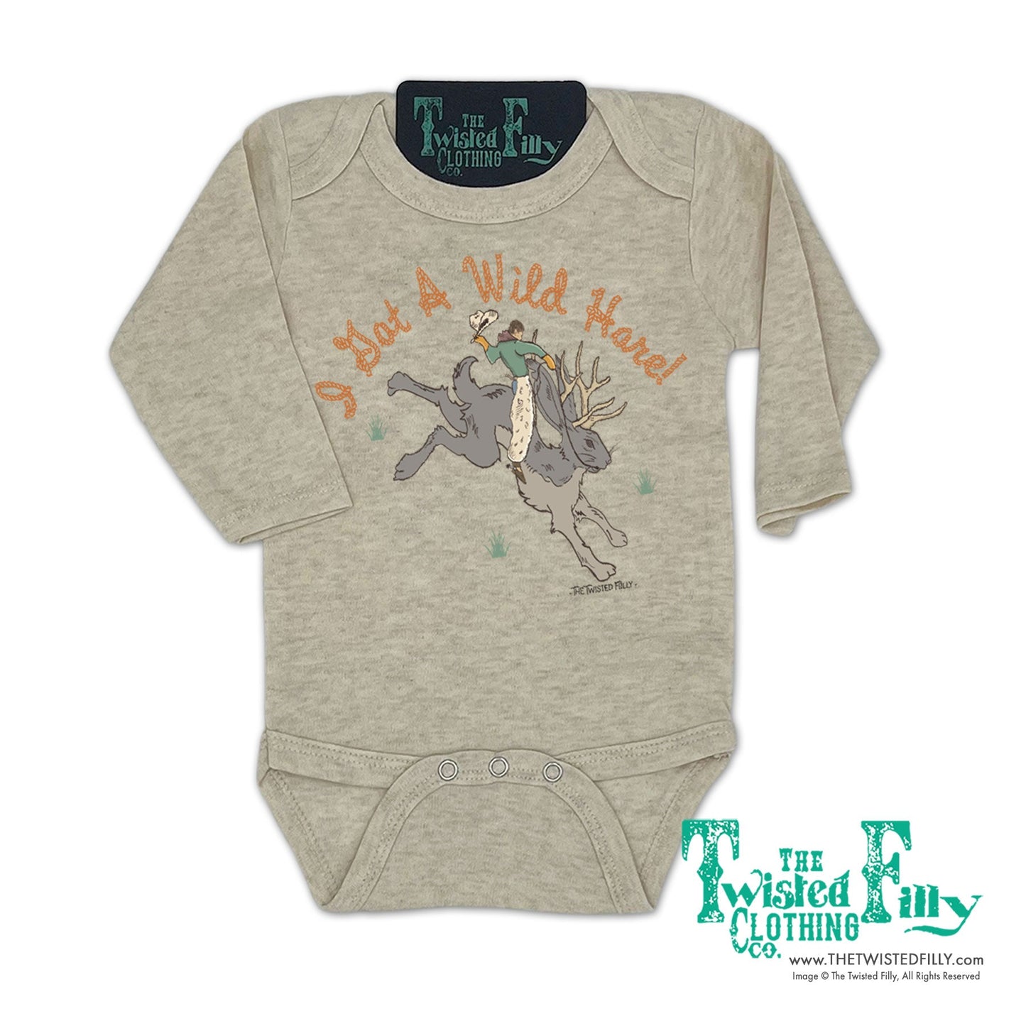 I Got A Wild Hare - L/S Infant One Piece (6 Pcs)