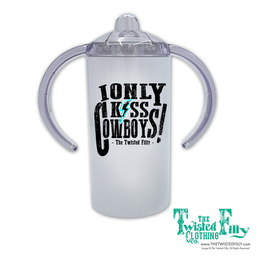 I Only Kiss Cowboys Sippy (2pcs)