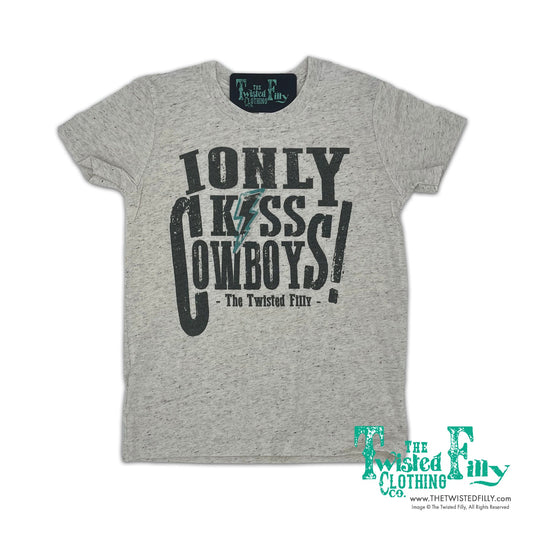 I Only Kiss Cowboys - S/S Crew Neck Adult Tee (7 Pcs)