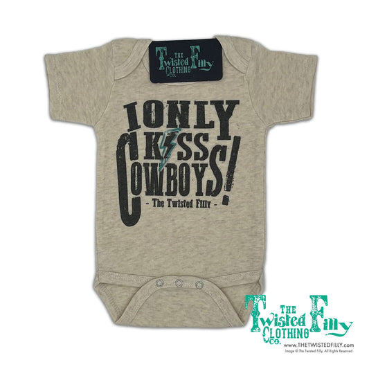 I Only Kiss Cowboys - S/S Infant One Piece (6 Pcs)
