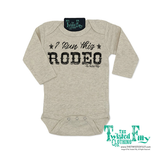 I Run This Rodeo - L/S Infant One Piece (6 Pcs)
