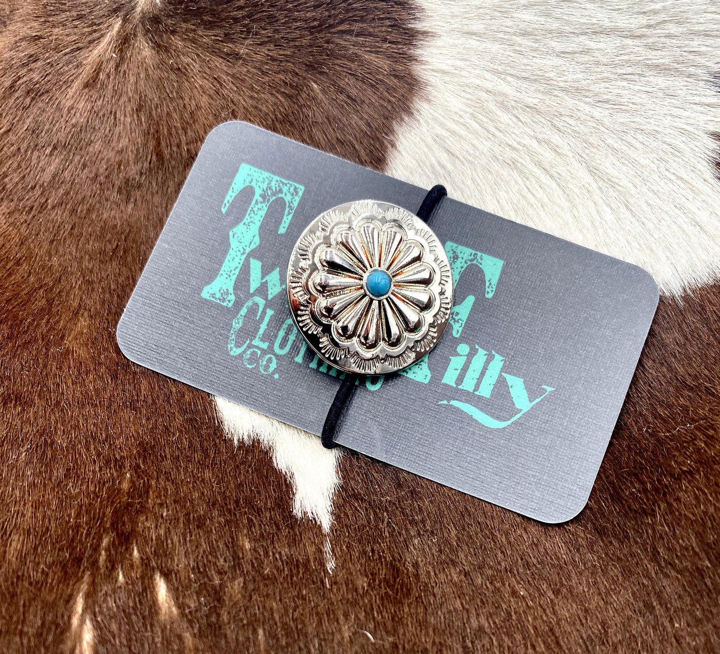 Concho Hair Tie Accessory (3pcs)