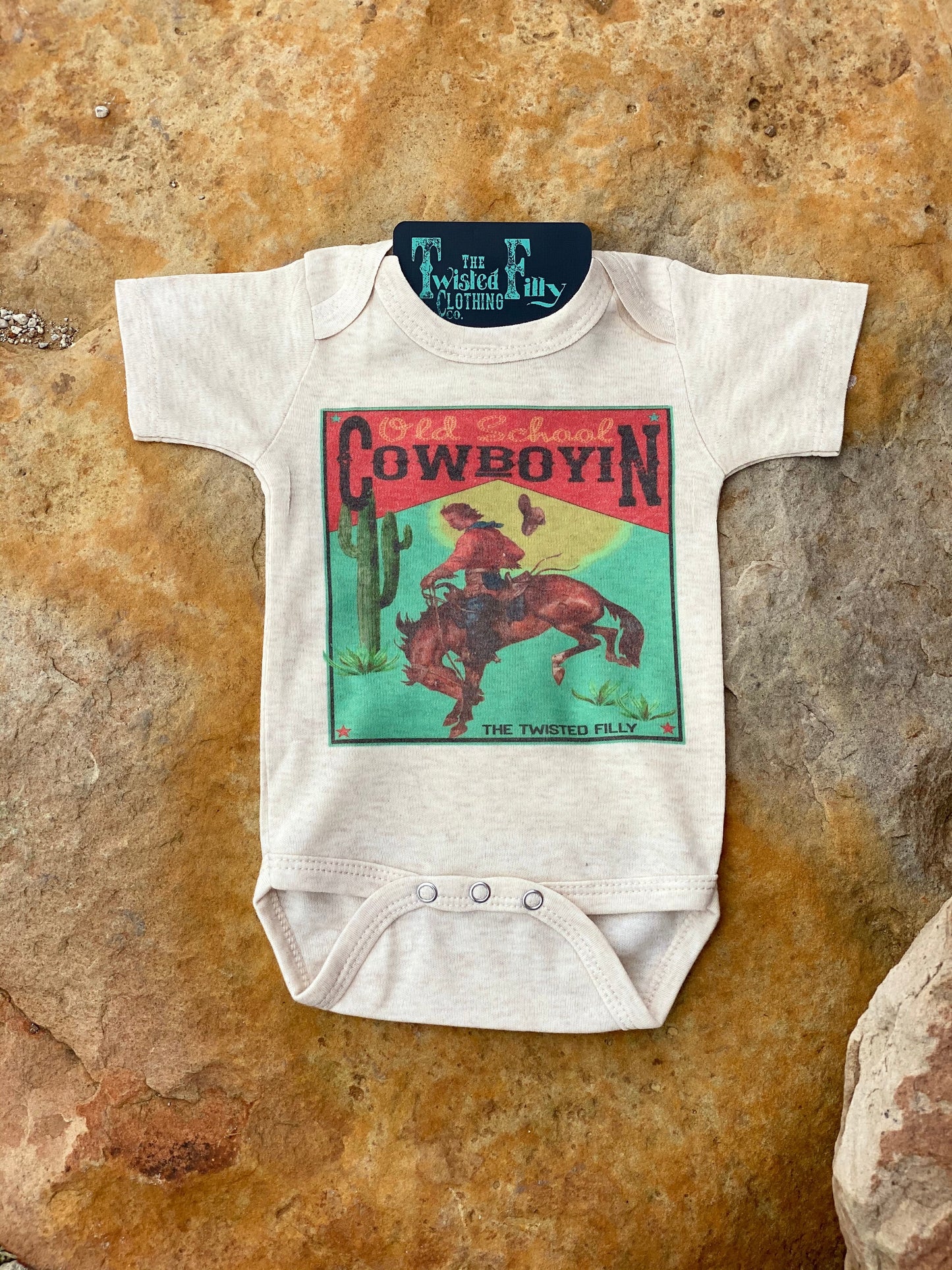 Old School Cowboyin' - Infant One Piece (6pcs)