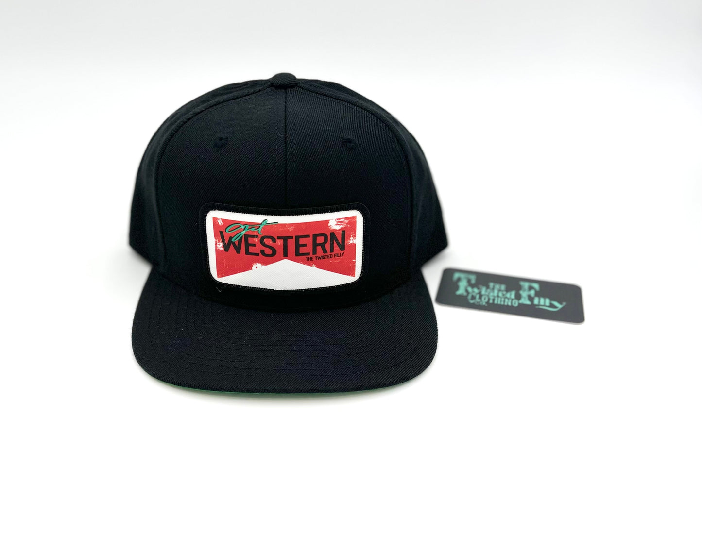 Get Western - Youth/Adult Snapback Hat - Black
