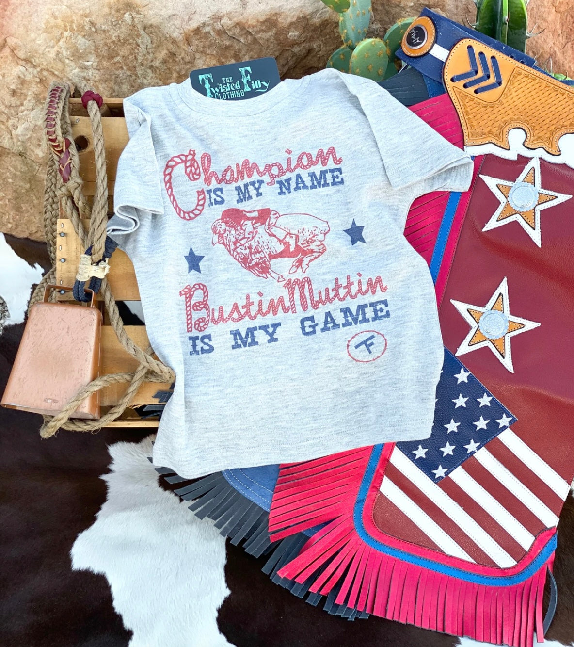 Champion Mutton Bustin - Youth Tee (6 Pcs)
