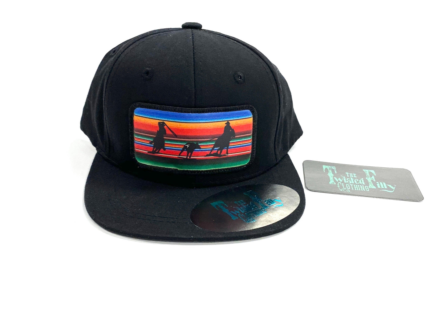 Serape Team Roper - Toddler Snapback Hat - Black