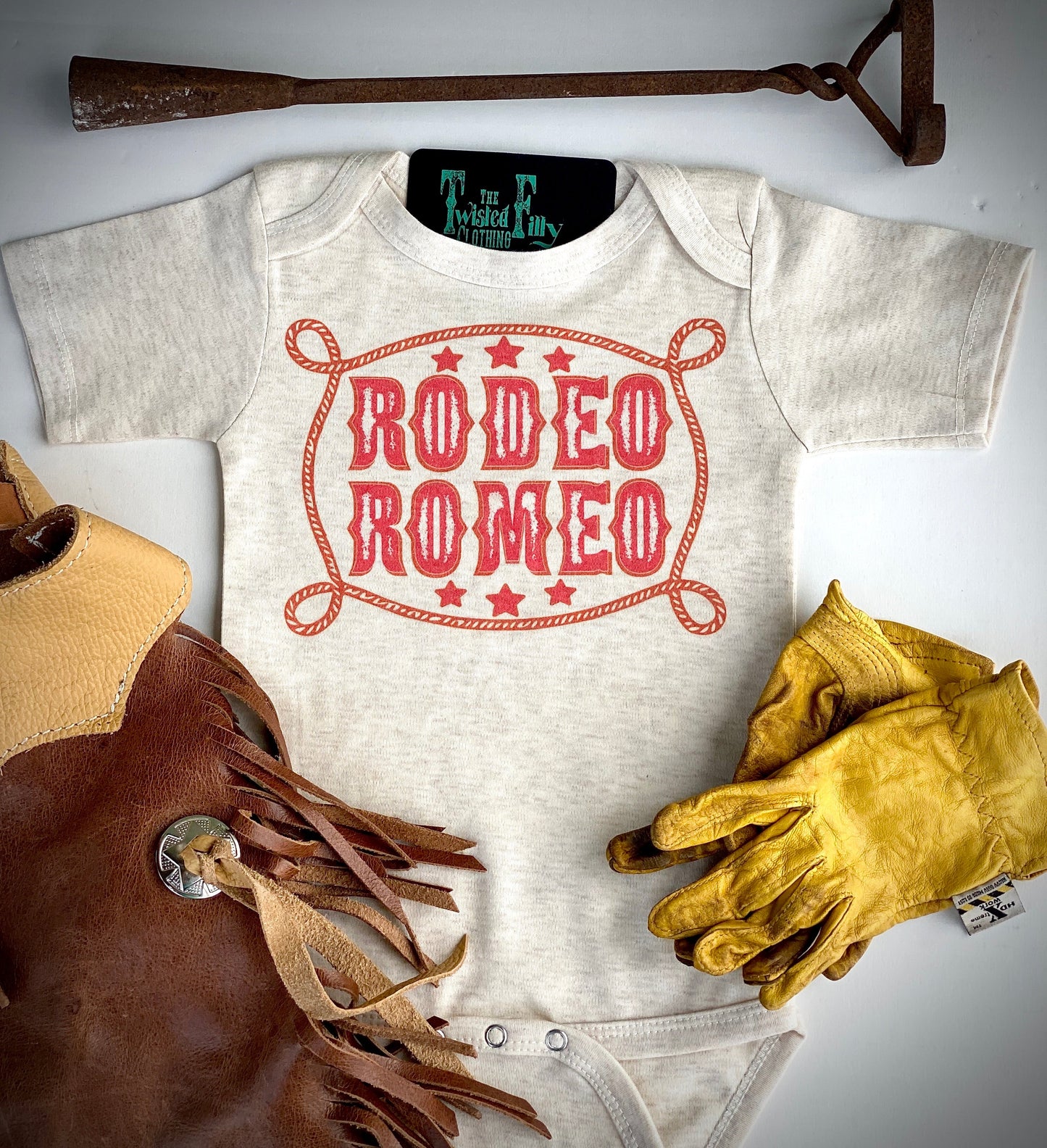 Rodeo Romeo - L/S Infant One Piece (6 Pcs)