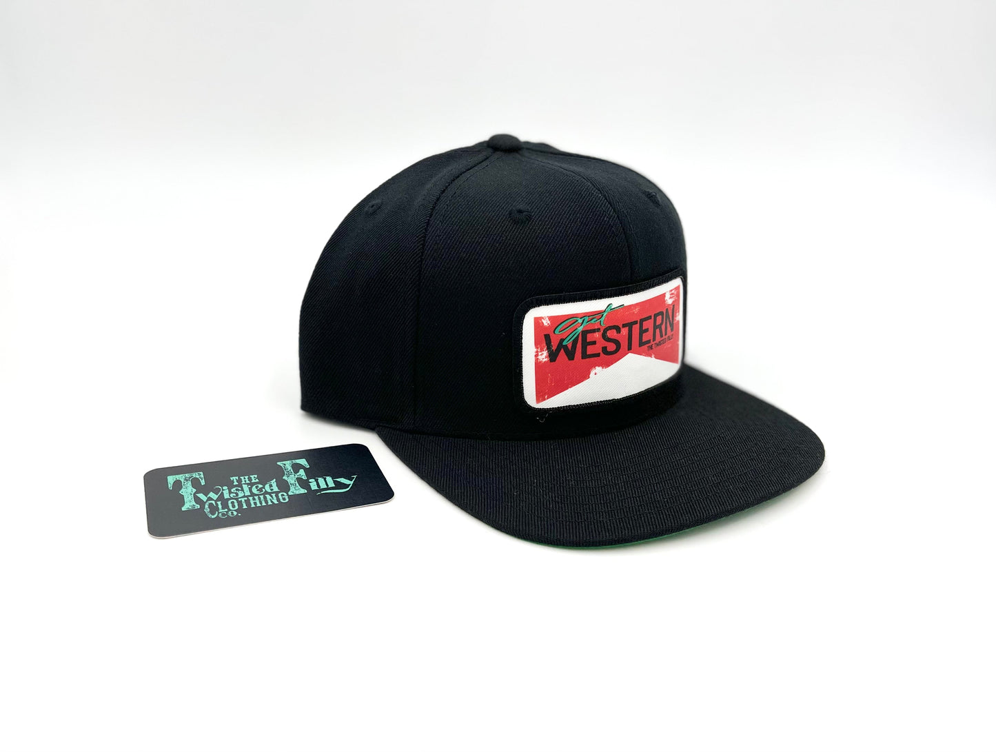 Get Western - Youth/Adult Snapback Hat - Black