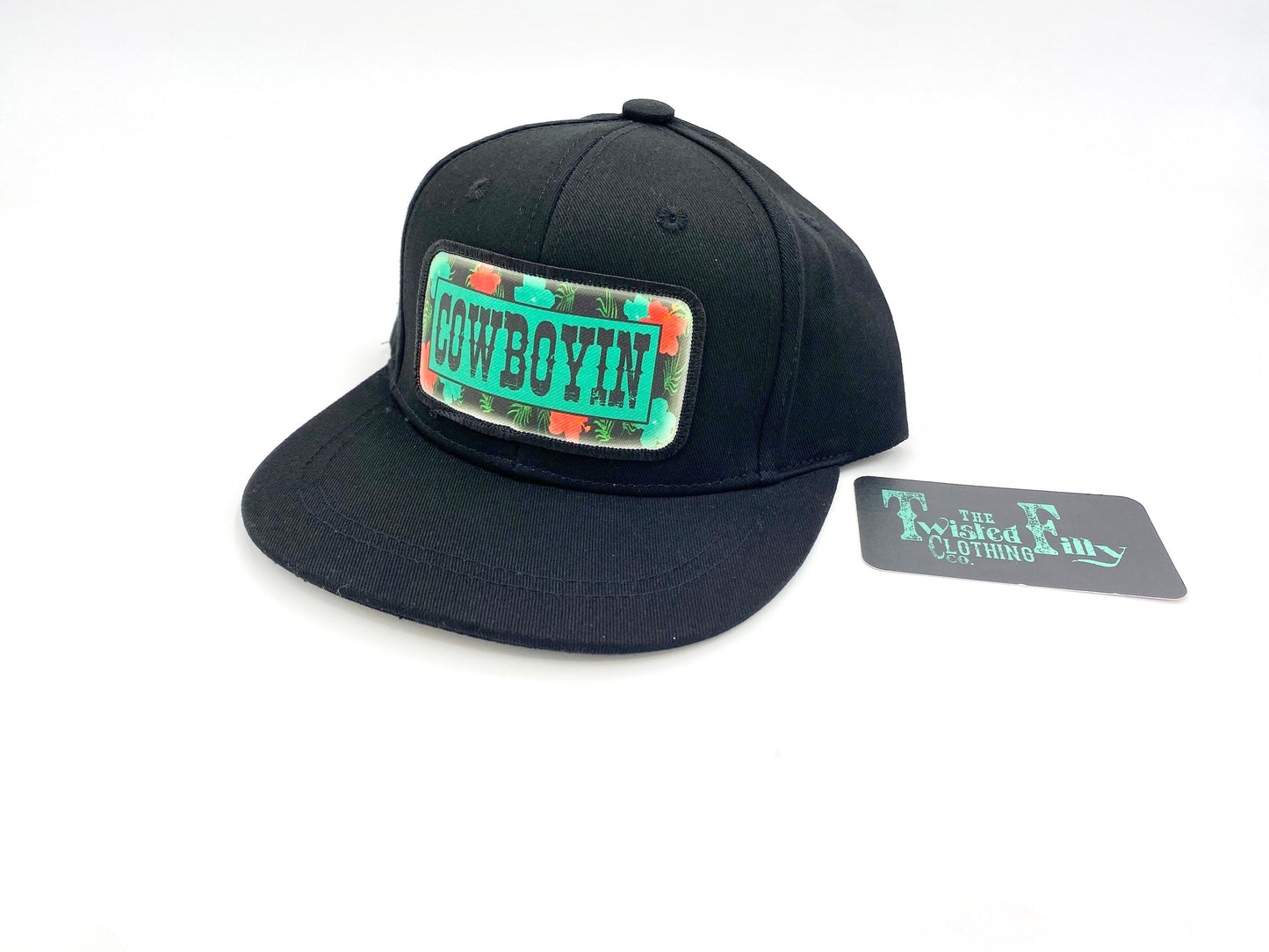 Cowboyin 5.0 - Toddler Snapback Hat - Black