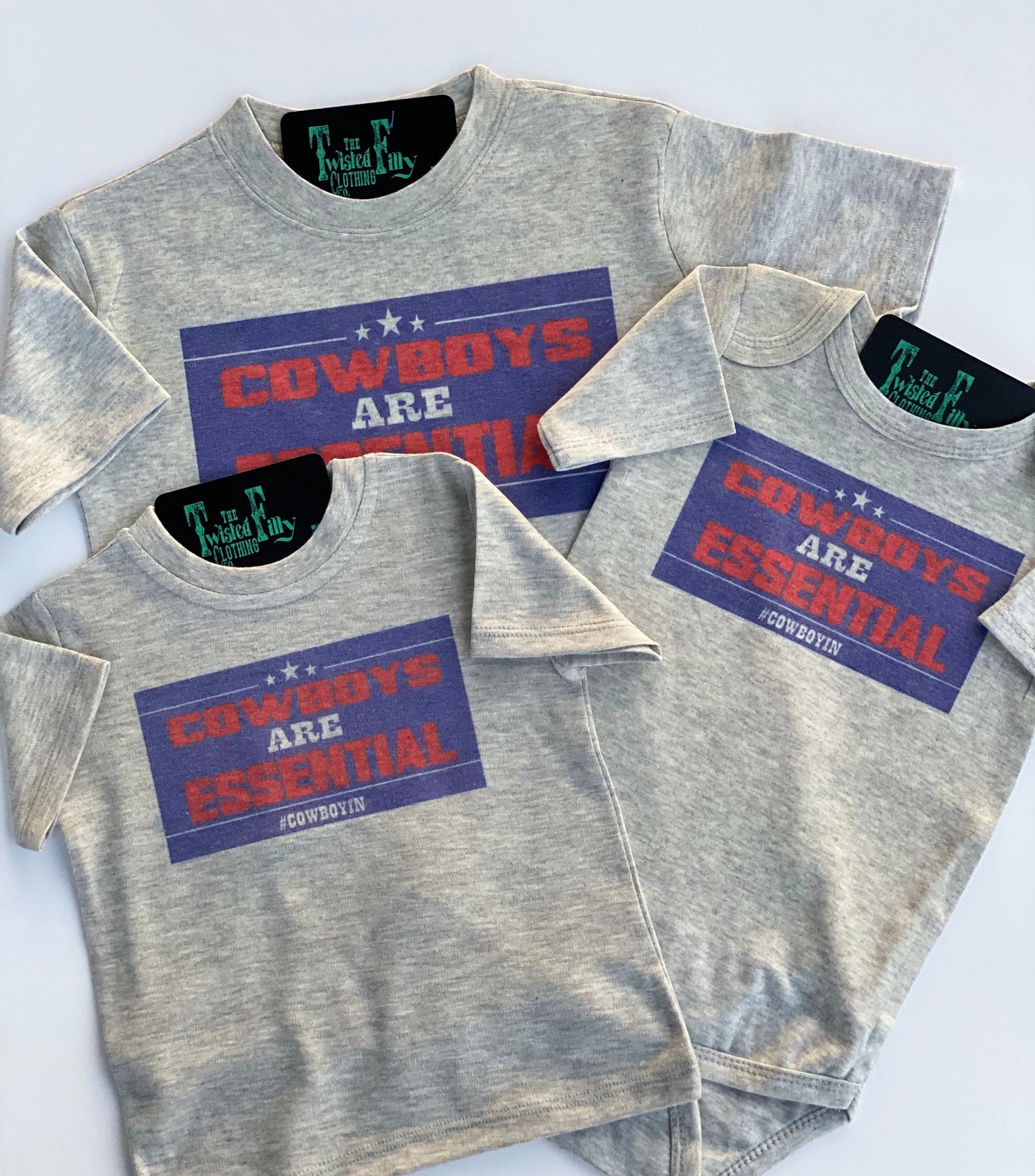 Cowboys Are Essential - S/S Adult Unisex Tee (7 Pcs)