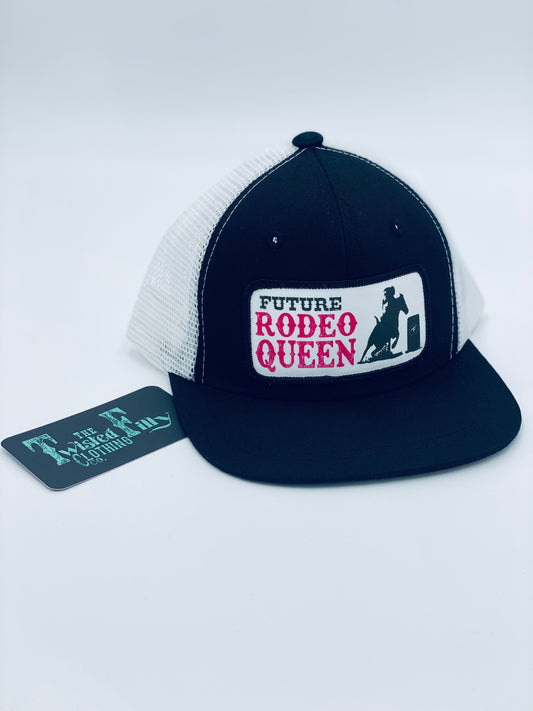 Future Rodeo Queen - Toddler Trucker - Black/White