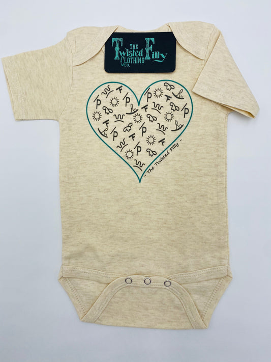 The Branded Heart - Infant One Piece